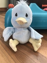 Precious Moments Tender Tails Blue Bird  Plush Toy Weighted with beans - $18.27