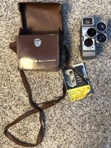 Bell &amp; Howell 8mm Two Fifty Two Movie Camera &amp; Case Vintage - £30.15 GBP