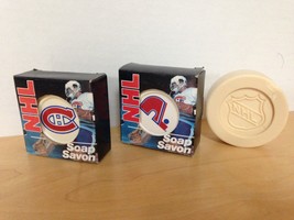 Set of 3 NHL logo vintage soap. Montreal Canadiens Quebec Nordiques NHL ... - $374.34 MXN