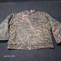 VTG Mossy Oak Camouflage Jacket Size XL Grassland Fleece Lined - $34.22