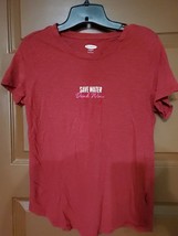 Women&#39;s Old Navy Burgundy &quot;Save Water Drink Wine&quot; Short Sleeve Tee - Size Small - £7.00 GBP