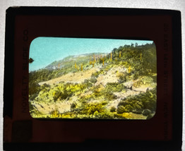 Vintage Color Magic Lantern Slide Allens In Carrol County - £23.89 GBP