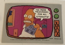 The Simpsons Trading Card 1990 #5 Homer Simpson - £1.54 GBP