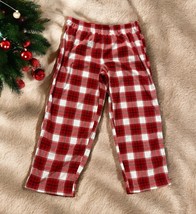 NWT Carters Pajama Pants Adult Unisex Red White Plaid Size XL PJ Bottoms... - $20.79