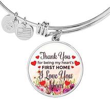 Express Your Love Gifts Gift for Mom Thank You for Being My First Home Circle Ba - £24.48 GBP