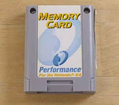 Performance N64 Memory Card P-302 for Nintendo 64 Console Gray - $7.91