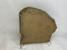 The Flood Tablet XI,  Epic of Gilgamesh, Noah&#39;s Ark, Genesis, Resin, Free Book - £55.22 GBP