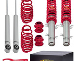 STREET COILOVER KIT FOR VW MK4 GOLF/GTI /JETTA / NEW BEETLE - Red (99-04) - £165.18 GBP