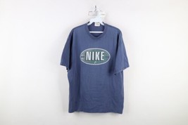 Vtg 90s Nike Mens Large Distressed Spell Out Travis Scott Mini Swoosh T-Shirt - $79.15