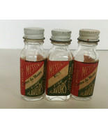 Vintage empty messina fine flavors extract three bottle lot old empty bo... - $19.75