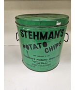 Stehman&#39;s  Potato Chip Tin - 2 Pounds - Manheim, PA - $340.19 MXN
