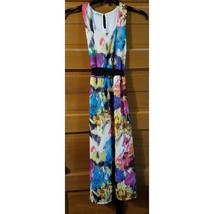 MAURICES Size S Small Long Maxi Dress Sundress Sleeveless Modest Floral ... - £13.91 GBP