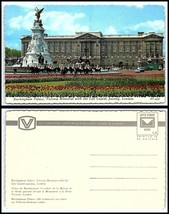 UK Postcard - London, Buckingham Palace &amp; Victoria Memorial J12 - £2.36 GBP