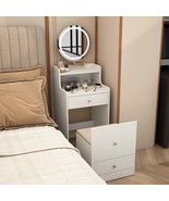 Compact Vanity Desk: Mirror, Lights, &amp; Charging Station - $332.33 CAD