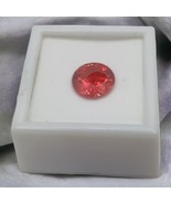 6.50ct min 12mm rd lab padparadsha sapphire - $68.38 CAD