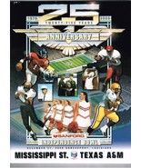 2000 Independence Bowl Program Mississippi State Bulldogs Texas A&amp;M Aggies - €85,57 EUR
