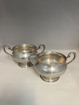 Sterling Silver Fisher Creamer &amp; Sugar Bowl Set 755 *Not Weighted*188g - £151.91 GBP