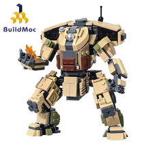 Scorch Titan Model Building Blocks Set Robot Game Character Mech MOC Bri... - $44.54