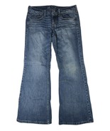 American Eagle Stretch Artist Flare Jeans Low Rise Womens 8 Short Boho F... - $525.00 MXN