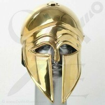 Medieval Knight Spartan Wearable Greek Corinthian Helmet Free Leather Liner - £124.83 GBP