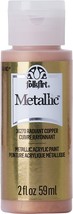 FolkArt Metallic Acrylic Paint 2oz Radiant Copper - £11.85 GBP