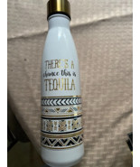 STAINLESS STEEL VACUUM WATER BOTTLE 17OZ  THERE&#39;S A CHANCE THIS IS  TEQUILA - £6.22 GBP