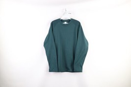 Vintage Cabelas Mens Medium Tall Spell Out Fleece Lined Thermal T-Shirt Green - £27.05 GBP