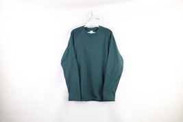 Vintage Cabelas Mens Medium Tall Spell Out Fleece Lined Thermal T-Shirt Green - £25.96 GBP