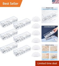 Waterproof Cord Storage Box with Detachable Dividers – 6 pcs for Home an... - $952.78 MXN