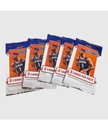 5 Sealed Packs of 2019-2020 Panini NBA Hoops Trading Cards Zion Williams... - $23.75