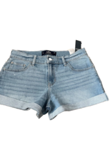 Junior&#39;s Hollister Cuffed Hem, Low Rise , Vintage Baggy Shorts Size 7 /28/NWT - £13.89 GBP