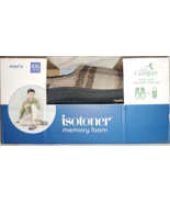 Isotoner Men&#39;s Memory Foam eco Comfort Slippers XXL 13-14 Plaid NEW - €18,71 EUR