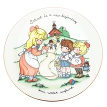Vintage Joan Walsh Anglund Avon 86 School New Beginning Small Decorative Plate  - £12.95 GBP