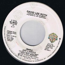 David Lee Roth Just A Gigolo I Ain&#39;t Got Nobody 45 rpm Remix Canadian Pressing - $3.95