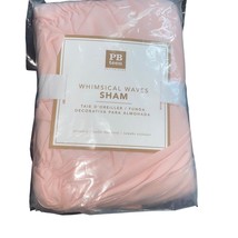 Pottery Barn Teen Whimsical Waves Quartz Blush Pink Standard Sham 26&quot; x 20&quot; - £26.11 GBP