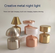 Mini Metal Table Lamp Retro Charging Lamp Creative Dumbbell Night Light - £18.68 GBP+
