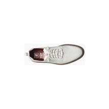 25518-100 Stacy Adams Synchro Plain Toe Elastic Lace Up Sneaker Shoes White image 4