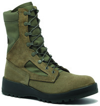 Usaf Belleville 650 Mens GORE-TEX Cold Weather Green Boots 10W Crack On Bottom - £52.37 GBP