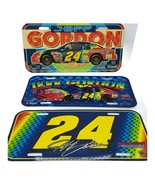 Jeff Gordon 24 NASCAR License Plates for Display Set of 3 - £11.51 GBP
