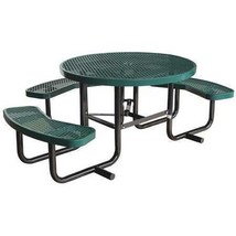 Picnic Table,81&quot; W X63-1/2&quot; D,Green - $814.14