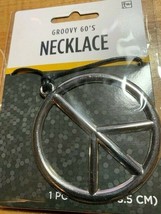 Groovy 60&#39;s Peace Necklace - Great Theatrical Prop - Halloween Prop - Co... - £3.13 GBP