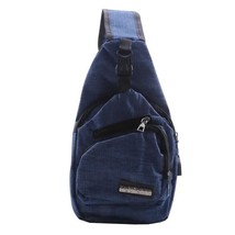 Crossbody Sling Bag Small Half Pack Backpack Waterproof Shoulder Travel Blue - £10.14 GBP