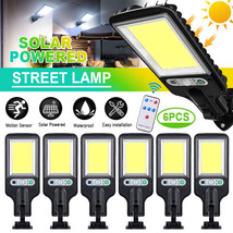 6Pack 3600W Led Solar Wall Light Motion Sensor Outdoor Garden Security Yard Lamp - £70.33 GBP