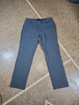 Liz Claiborne Career Classic Dress Pants Womens 10 Grey Straight Leg Mid-Rise - $14.80