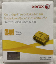 Xerox 108R01016 Yellow Solid ColorQube Ink For ColorQube 8900 Sealed Retail Box - $29.98