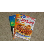 Lot of 3 Pillsbury Bake Off Cookbooks Classic Cookbooks &amp; Special Edition - $13.70 CAD