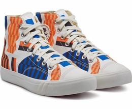 PRO-Keds Royal Hi Jesse Brown Artist Geo Lined Canvas Hightops Shoes Men... - $64.99
