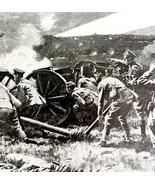 British Artillery Lines Swept In Searchlights WW1 Print 1917 Arras Regio... - $40.99 CAD