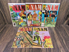 5 VTG 1986 Marvel Comic the Nam 1-15-16-20-21 Vietnam War Stories Michael Gorden - £19.45 GBP