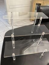 Acrylic Display Risers, Acrylic Perfume Stand Organizer, Clear 8.2 x 6.3... - $11.88